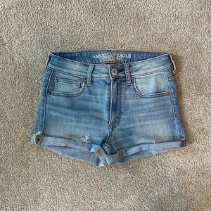 American Eagle High-Waisted Jean Shorts